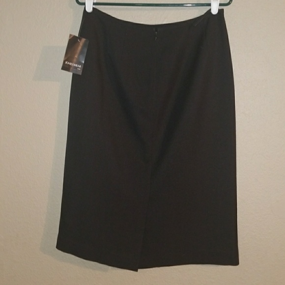 Black Jones Wear Size 10 Midi Skirt With Tags - Picture 4 of 5